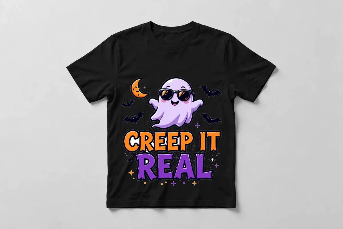 Creep It Real T-Shirt in Black