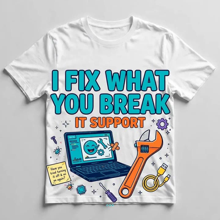 I Fix What You Break T-Shirt — video 1